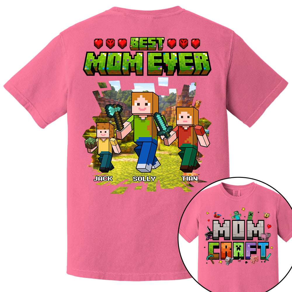 MomCraft - Best Mom Ever -Personalized Shirt  - Gift For Mom, Mother's Day T1807 T24