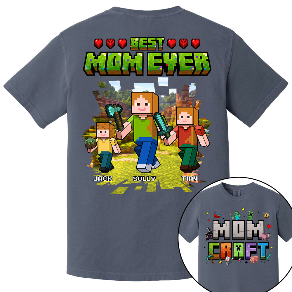 MomCraft - Best Mom Ever -Personalized Shirt  - Gift For Mom, Mother's Day T1807 T24