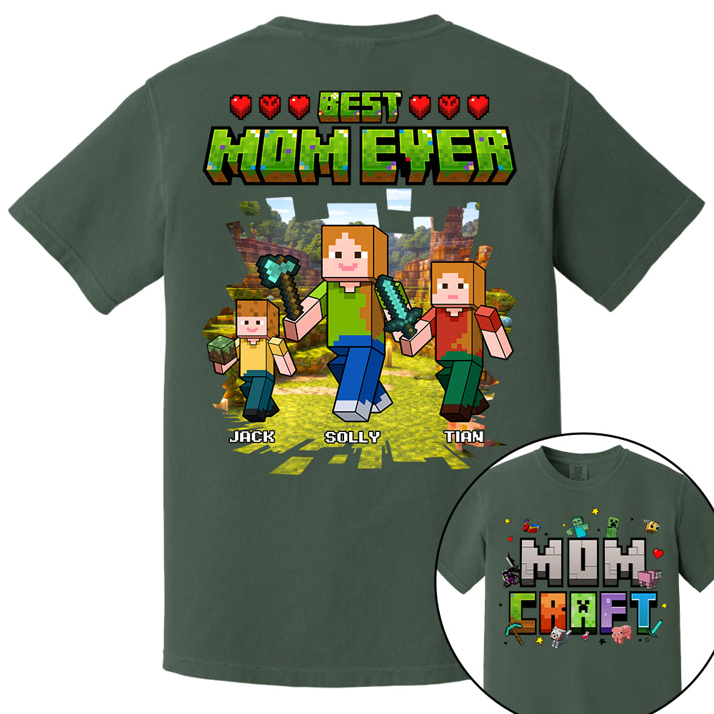MomCraft - Best Mom Ever -Personalized Shirt  - Gift For Mom, Mother's Day T1807 T24