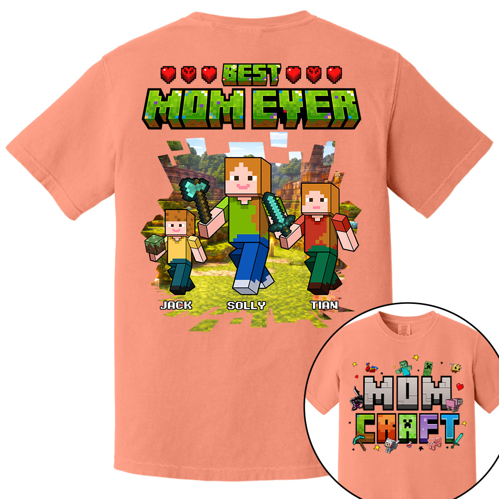 MomCraft - Best Mom Ever -Personalized Shirt  - Gift For Mom, Mother's Day T1807 T24