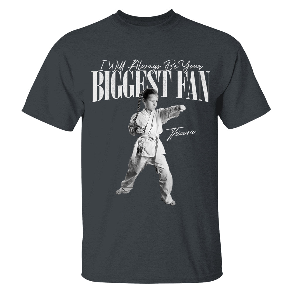 I'll Always Be Your Biggest Fan - Washed Tee Retro Bootleg Shirt For Karate Lovers T1807