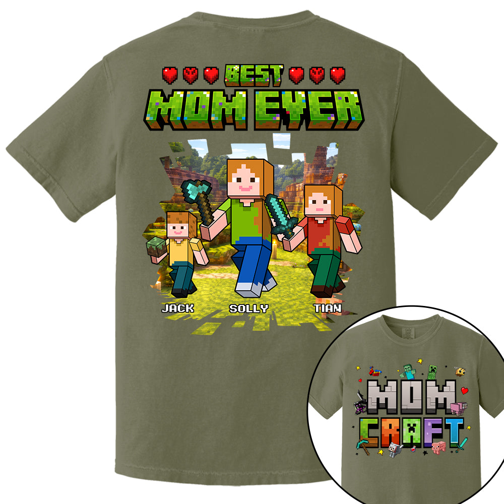 MomCraft - Best Mom Ever -Personalized Shirt  - Gift For Mom, Mother's Day T1807 T24