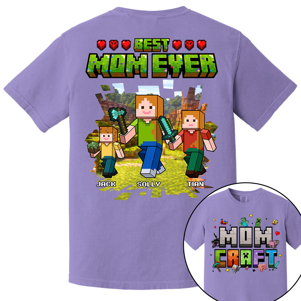 MomCraft - Best Mom Ever -Personalized Shirt  - Gift For Mom, Mother's Day T1807 T24