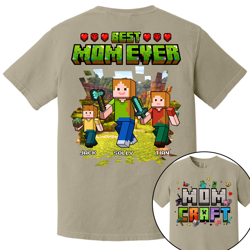 MomCraft - Best Mom Ever -Personalized Shirt  - Gift For Mom, Mother's Day T1807 T24