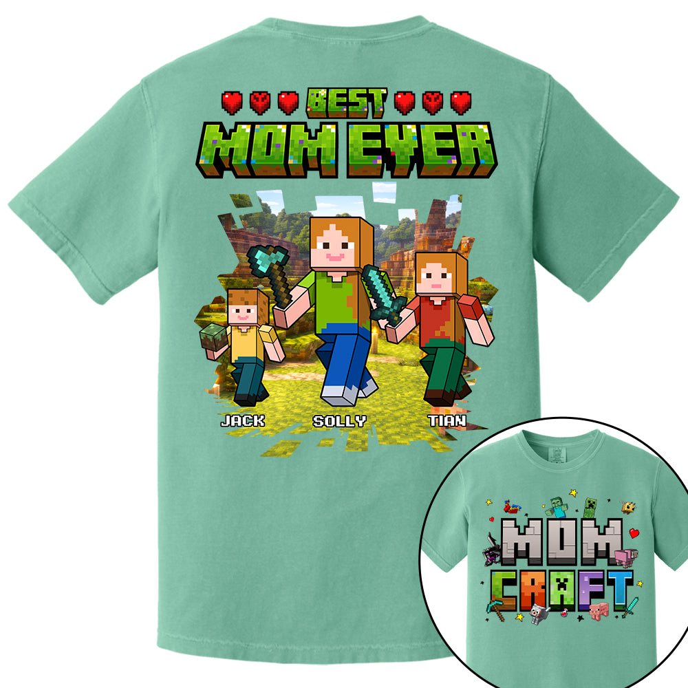 MomCraft - Best Mom Ever -Personalized Shirt  - Gift For Mom, Mother's Day T1807 T24