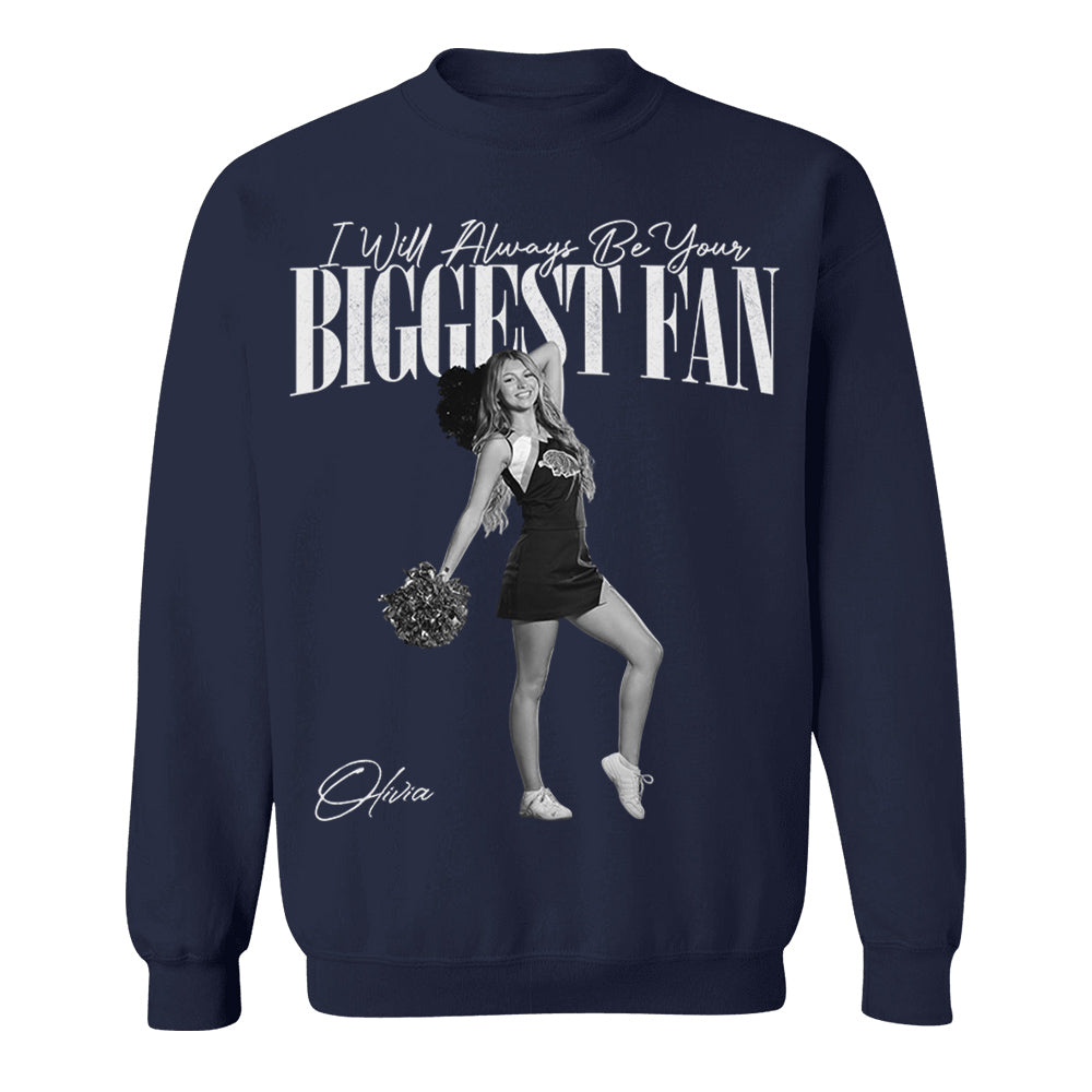 I'll Always Be Your Biggest Fan - Washed Tee Retro Bootleg Shirt For Cheerleading Na02 Li29