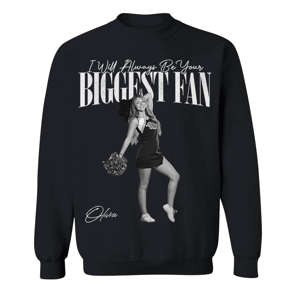 I'll Always Be Your Biggest Fan - Washed Tee Retro Bootleg Shirt For Cheerleading Na02 Li29