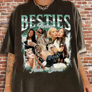 Custom 90s Vintage Besties BFFs Bootleg Shirt, Custom Bootleg Shirt, Best Friend Birthday Bachelorette, Best Friend Gift Ideas BFF Besties