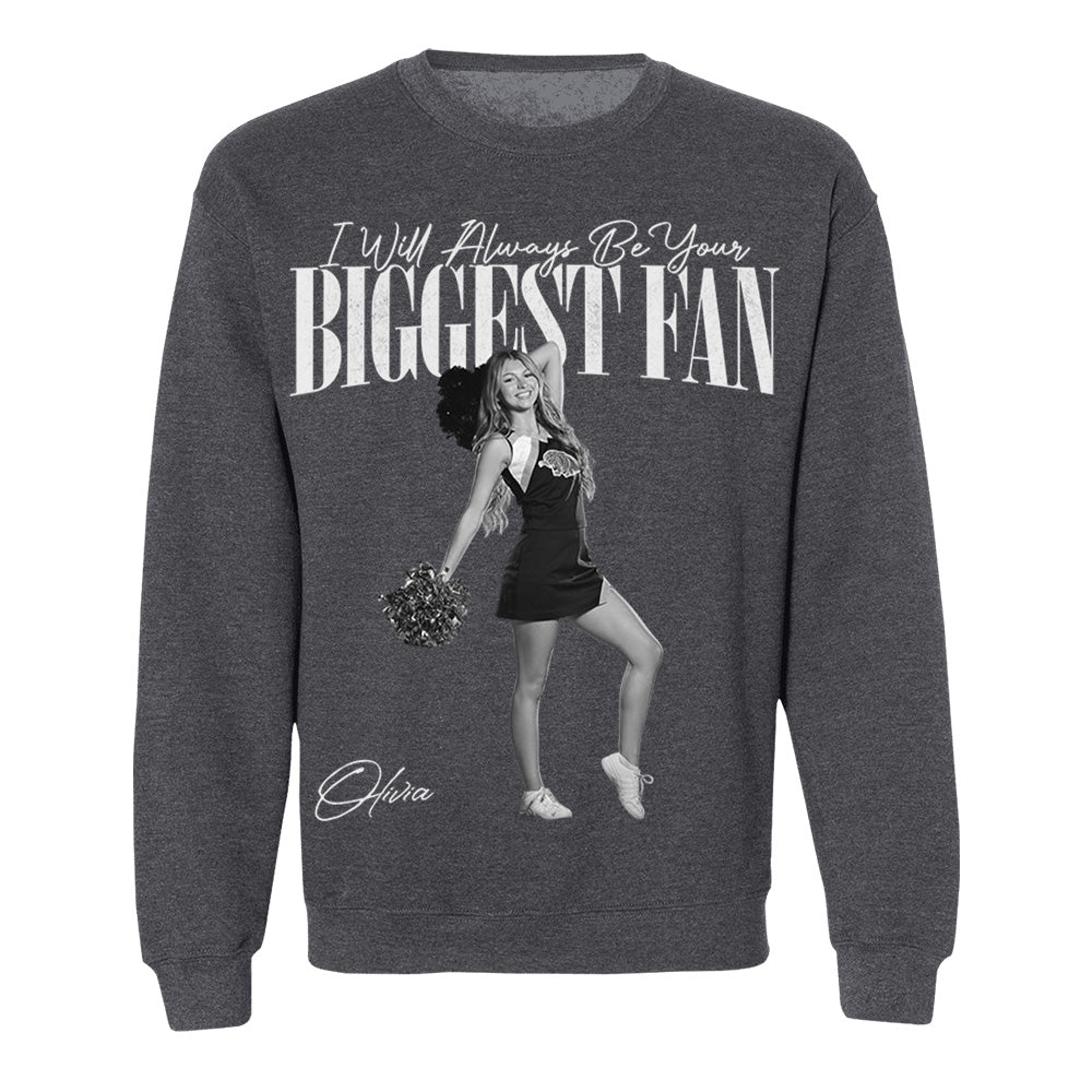 I'll Always Be Your Biggest Fan - Washed Tee Retro Bootleg Shirt For Cheerleading Na02 Li29