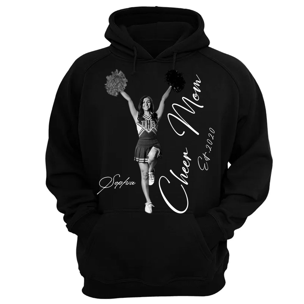 Cheer Mom -I'll Always Be Your Biggest Fan - Washed Tee Retro Bootleg Shirt For Cheerleading Vr2 Na02 Li29