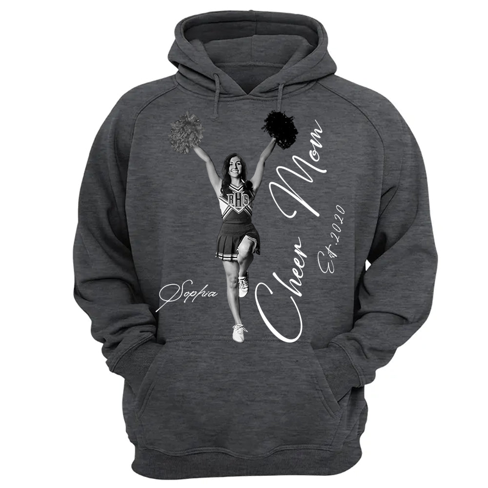 Cheer Mom -I'll Always Be Your Biggest Fan - Washed Tee Retro Bootleg Shirt For Cheerleading Vr2 Na02 Li29