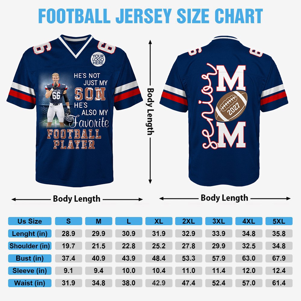 Custom Senior Mom 2027 Football Photo Shirt,  Football Mom Shirt L0411 Hv01