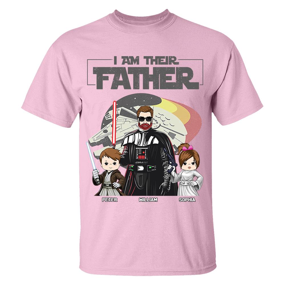 I Am Their Father - Personalized Shirt For Dad - Custom Gift For Father's Day NA04 Hv01