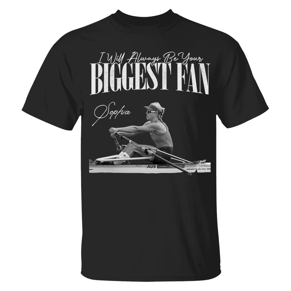 I'll Always Be Your Biggest Fan - Washed Tee Retro Bootleg Shirt For Rowing Players NA02