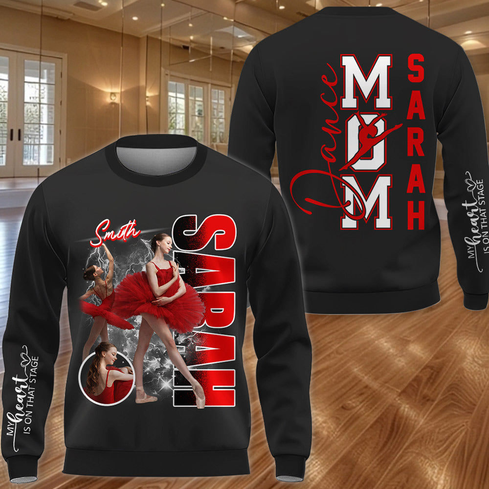 Dance Mom My Heart Is On That Stage Shirt Gift For Dance Lovers T1807 Li29