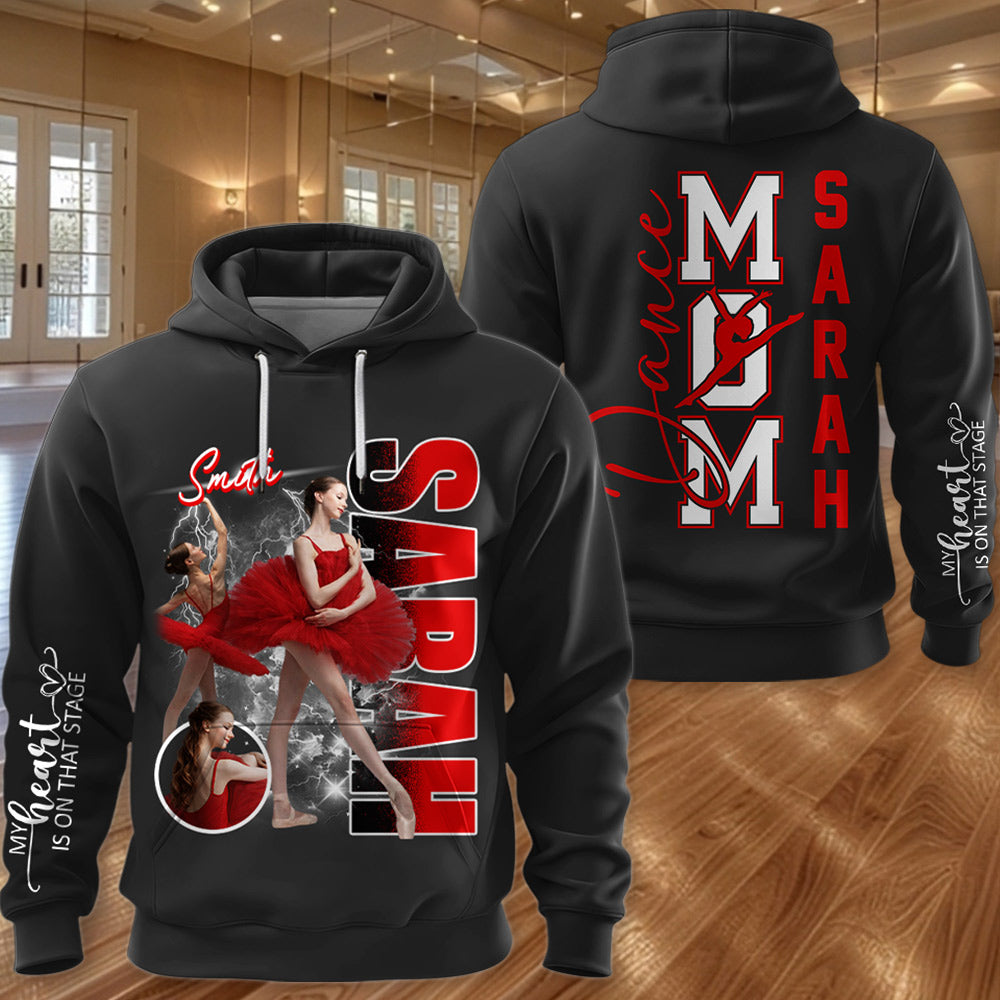 Dance Mom My Heart Is On That Stage Shirt Gift For Dance Lovers T1807 Li29