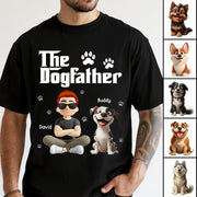 The Dogfather Dogmother - Personalized Shirt - Gift For Dog Lovers T1807 Hv01