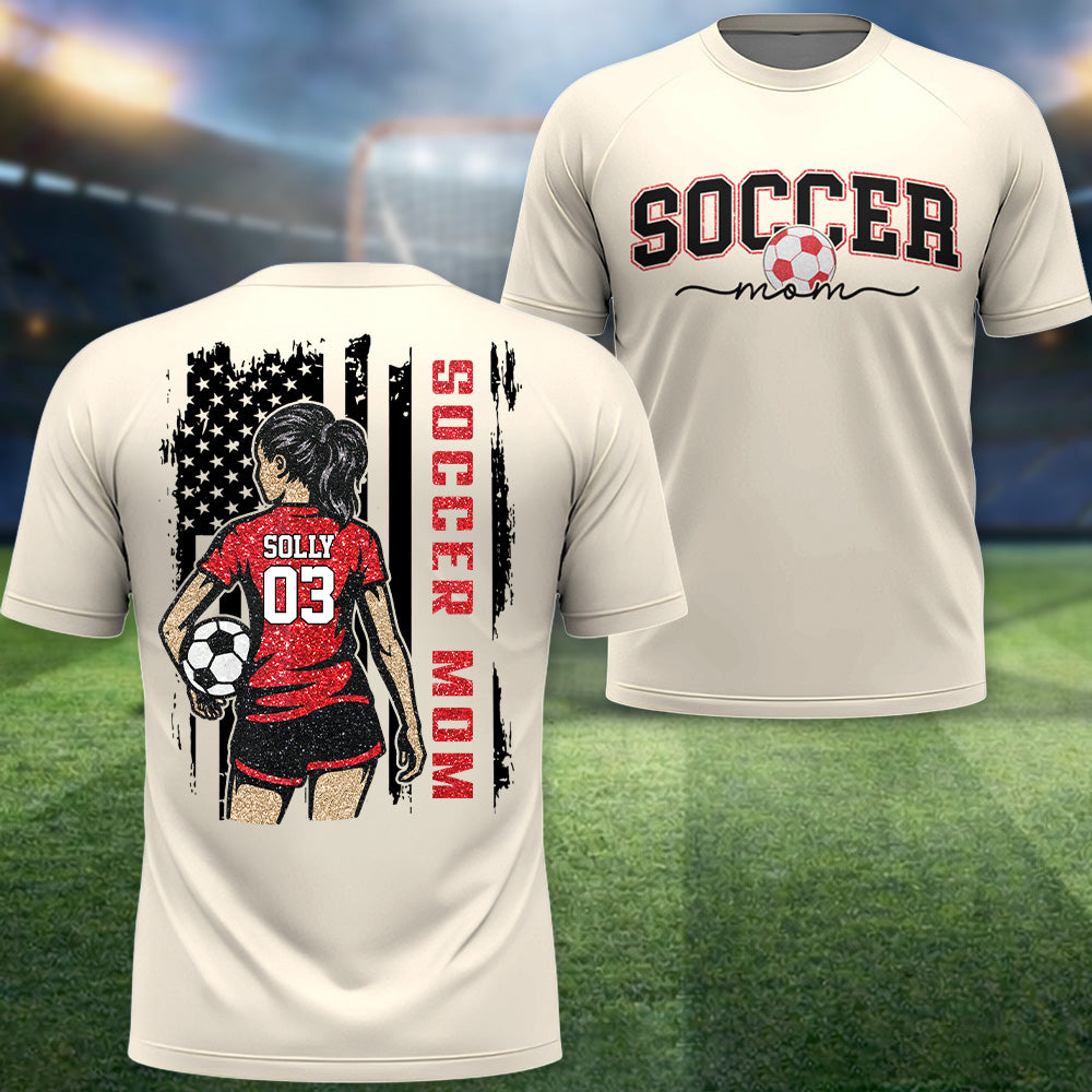 Soccer Mom - I'll Always Be Your Biggest Fan Personalized Shirt For Soccer Family T1807 T24