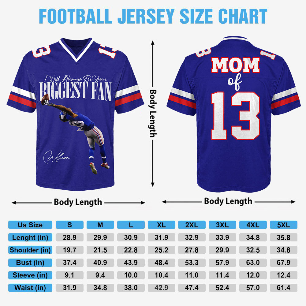 Custom Photo Football Game Day - Personalized Football Jersey Gift for Football Family, Football Lovers A2110 Li29