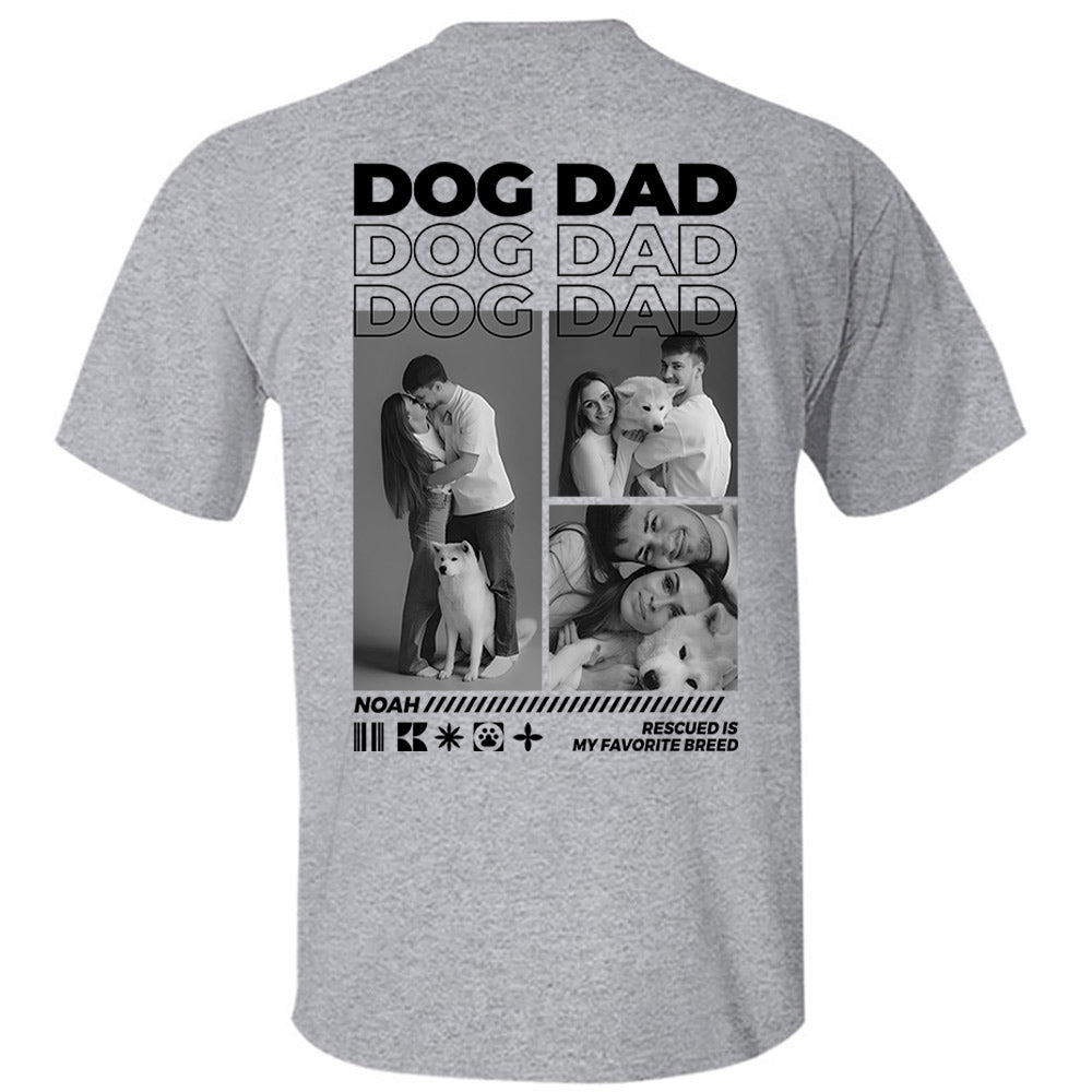 Dog Mom/Dog Dad, Personalized Shirt, Custom Photo Gift For Dog Lovers T1807