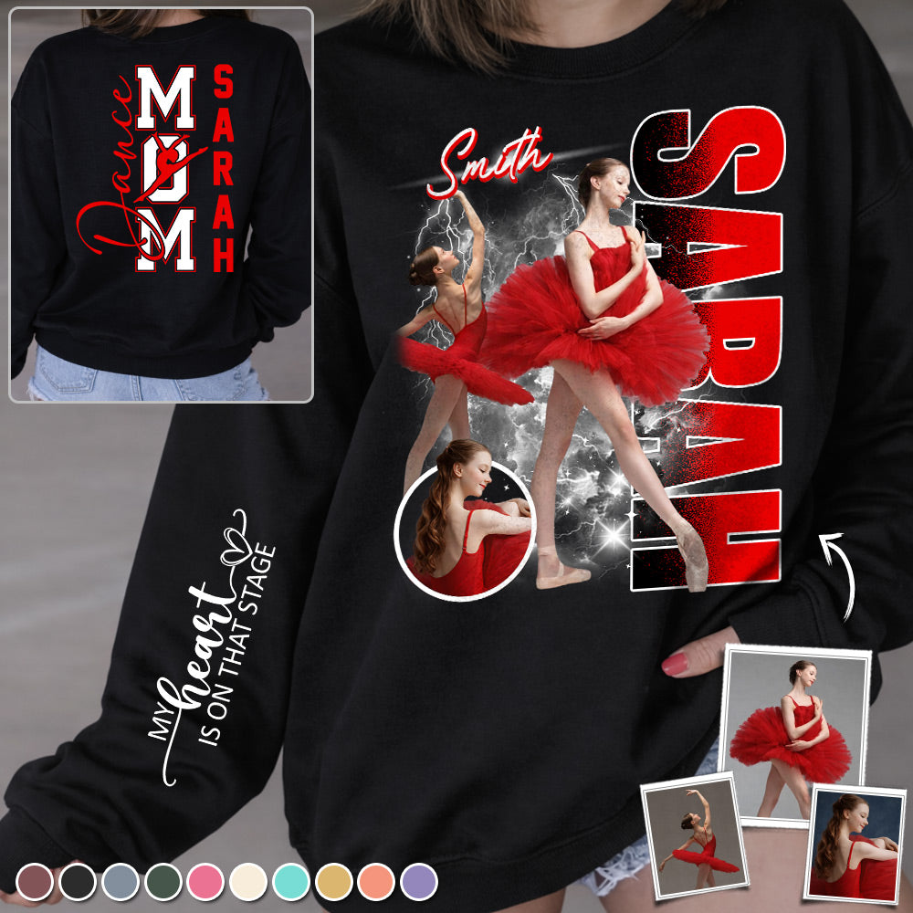 Dance Mom My Heart Is On That Stage Shirt Gift For Dance Lovers T1807 Li29