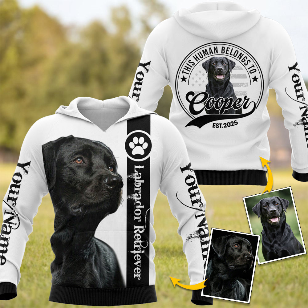 This Human Belongs To, Personalized Shirt, Gift For Dog Lover T1807 Do99