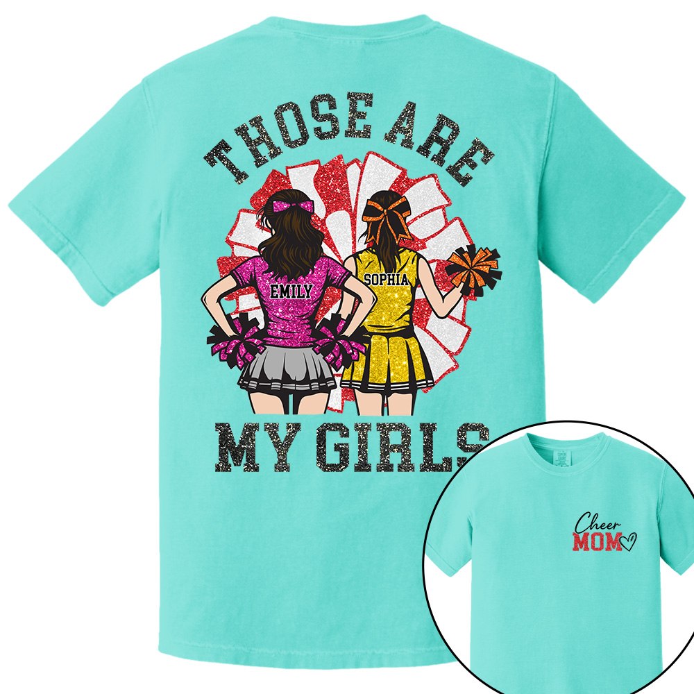 Personalized Cheer Mom Mom Shirt That's My Girl Shirt Gift For Cheerleader Family T1807