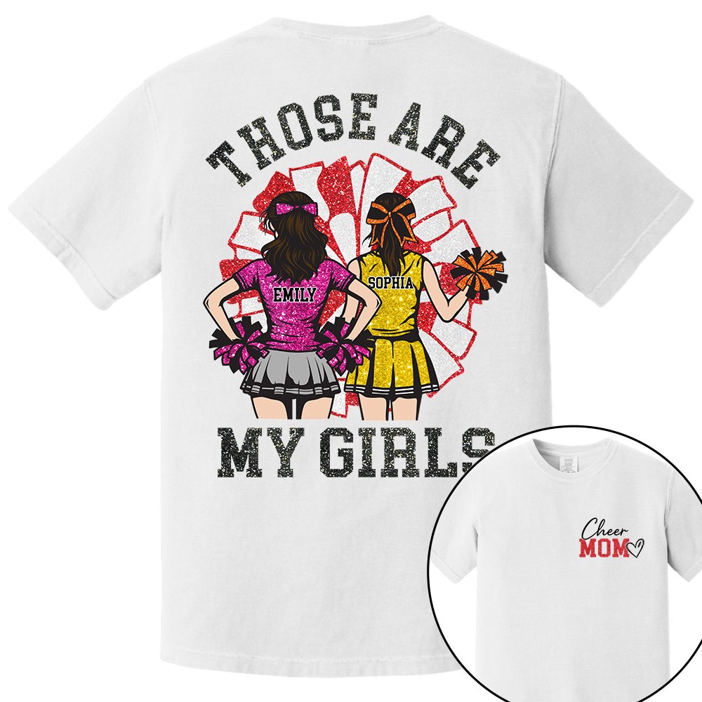 Personalized Cheer Mom Mom Shirt That's My Girl Shirt Gift For Cheerleader Family T1807