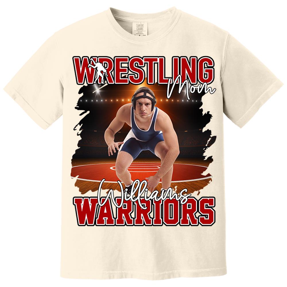 Custom Photo Wrestling Shirt For Wrestling Family Nh00