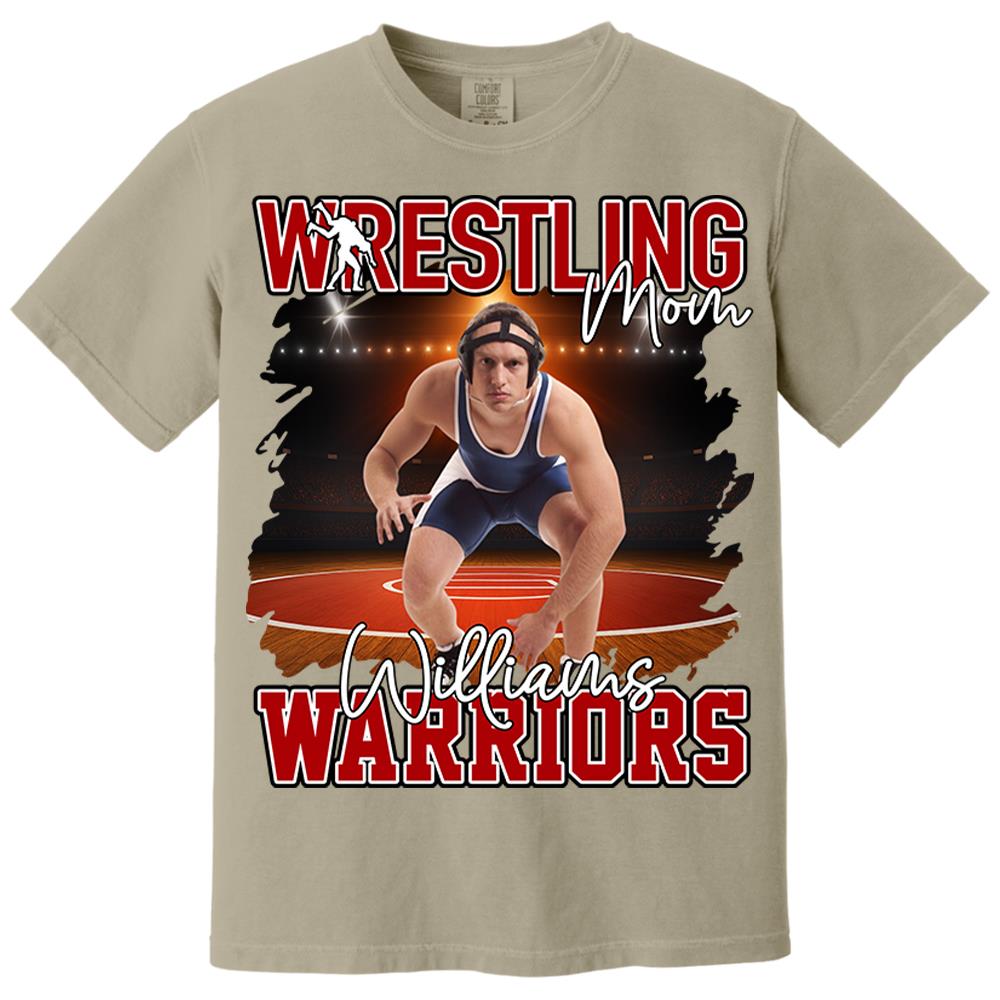 Custom Photo Wrestling Shirt For Wrestling Family Nh00
