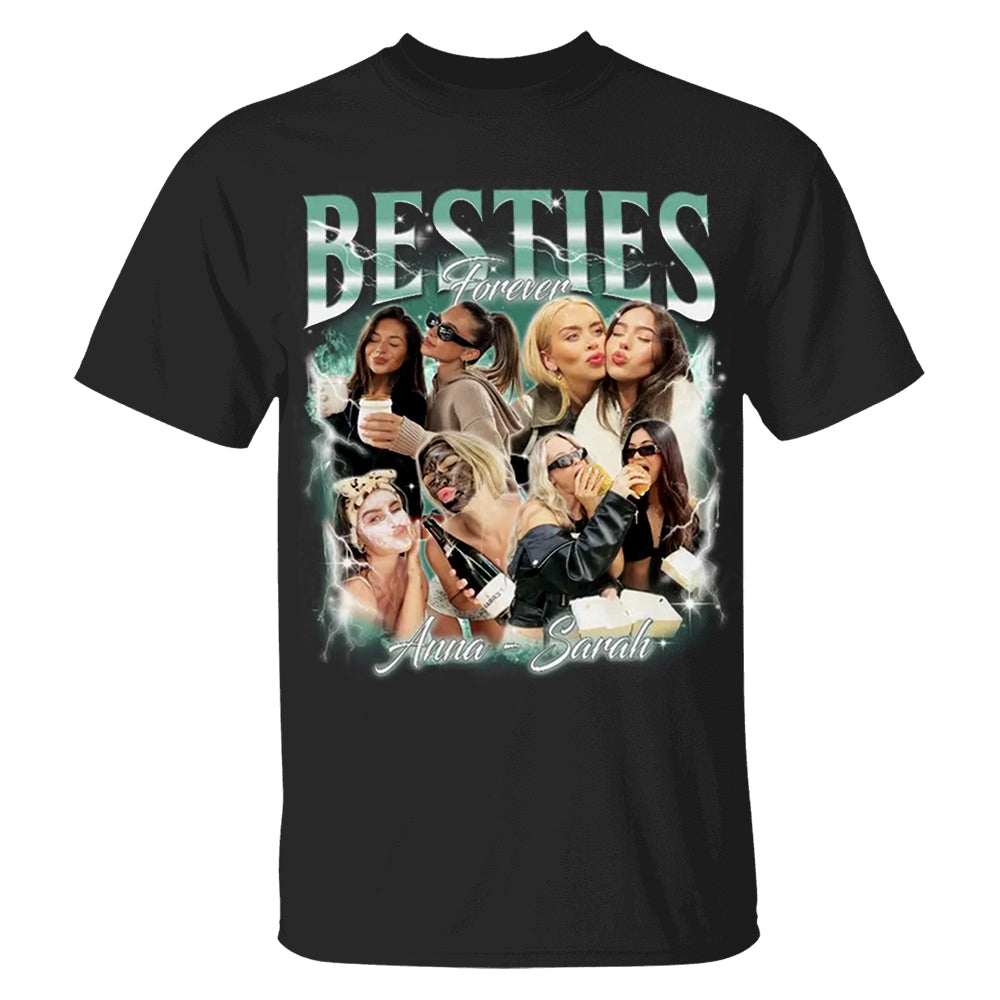 Custom 90s Vintage Besties BFFs Bootleg Shirt, Custom Bootleg Shirt, Best Friend Birthday Bachelorette, Best Friend Gift Ideas BFF Besties