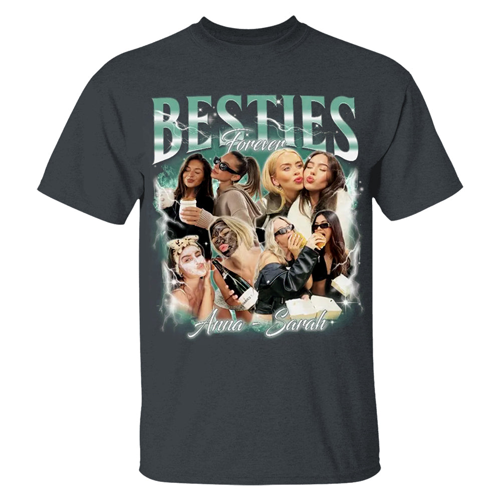Custom 90s Vintage Besties BFFs Bootleg Shirt, Custom Bootleg Shirt, Best Friend Birthday Bachelorette, Best Friend Gift Ideas BFF Besties