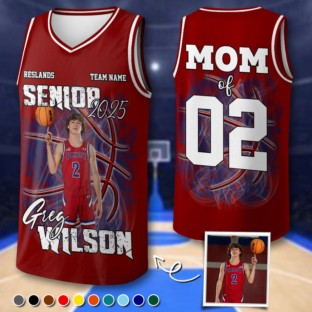 Custom Photo Basketball Jersey Shirt For Basketball Family Game Day Shirt  Na02 Pt99