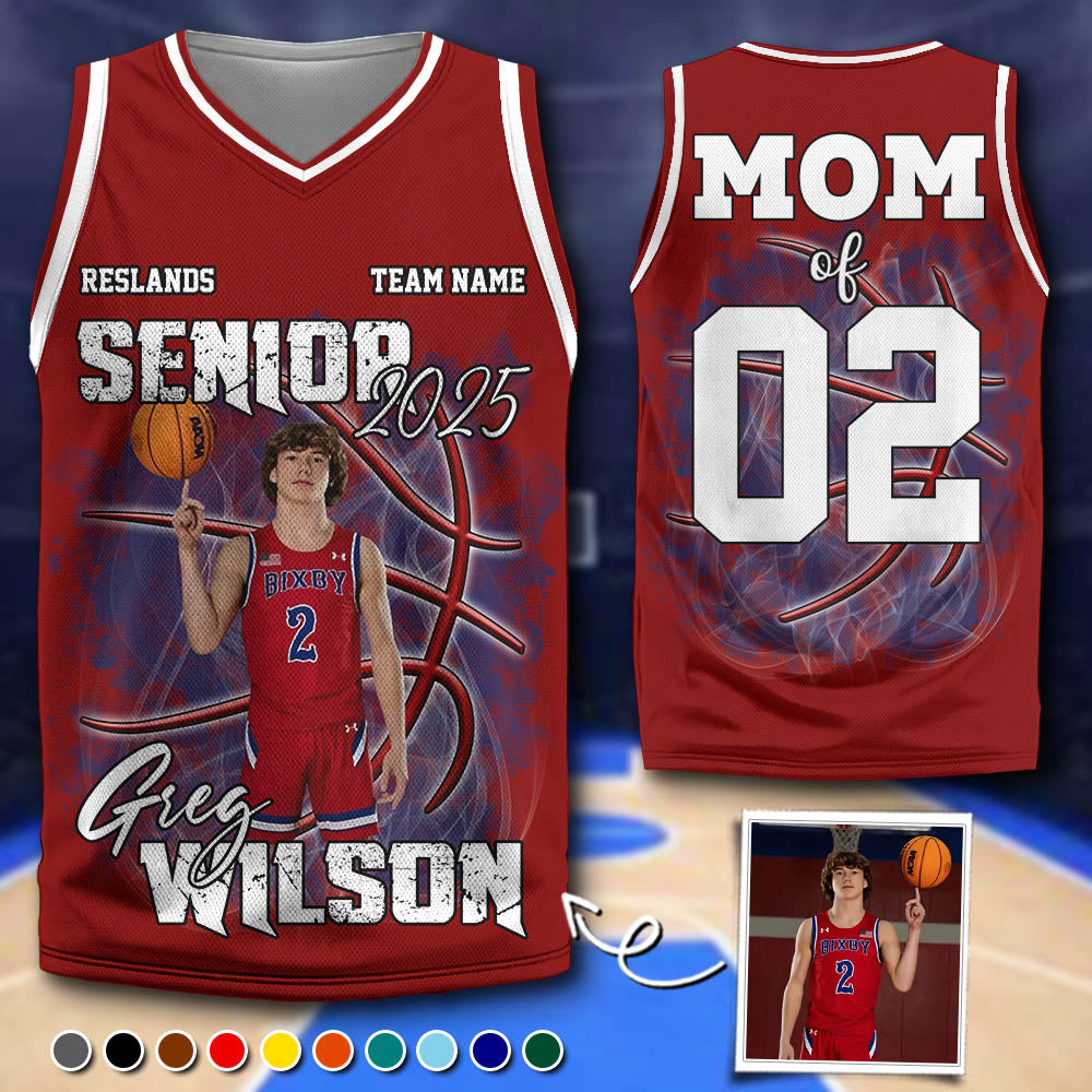 Custom Photo Basketball Jersey Shirt For Basketball Family Game Day Shirt  Na02 Pt99