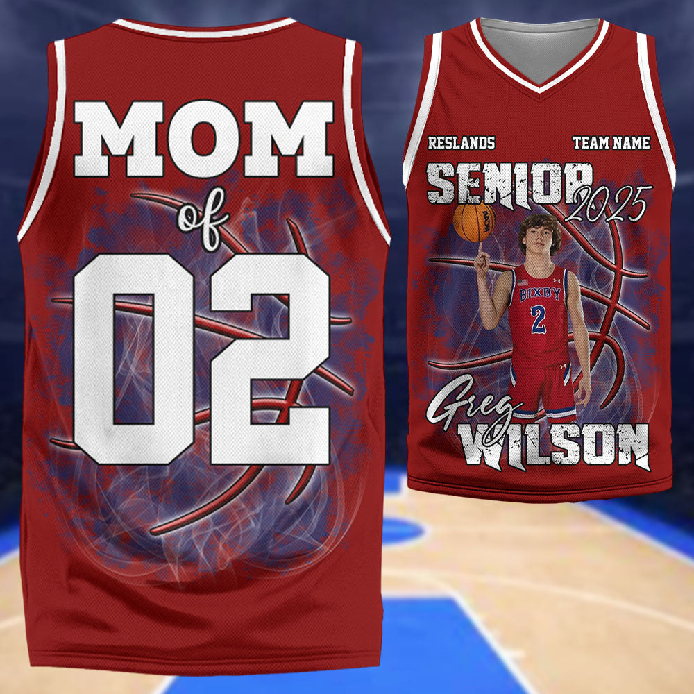 Custom Photo Basketball Jersey Shirt For Basketball Family Game Day Shirt  Na02 Pt99