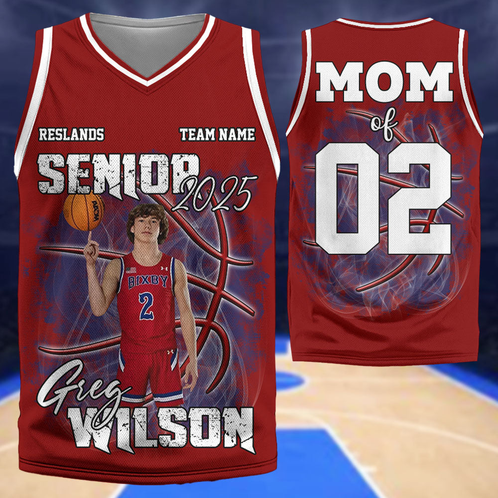 Custom Photo Basketball Jersey Shirt For Basketball Family Game Day Shirt  Na02 Pt99