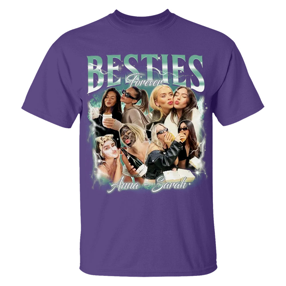 Custom 90s Vintage Besties BFFs Bootleg Shirt, Custom Bootleg Shirt, Best Friend Birthday Bachelorette, Best Friend Gift Ideas BFF Besties