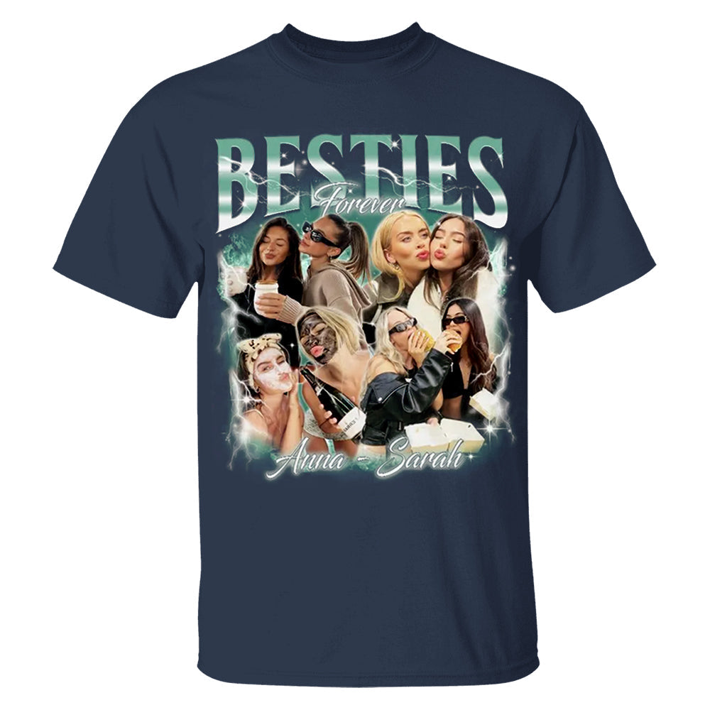 Custom 90s Vintage Besties BFFs Bootleg Shirt, Custom Bootleg Shirt, Best Friend Birthday Bachelorette, Best Friend Gift Ideas BFF Besties