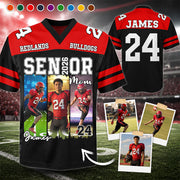 Custom Photo Football Jersey Shirt For Football Family Game Day Shirt Na02 Hv01