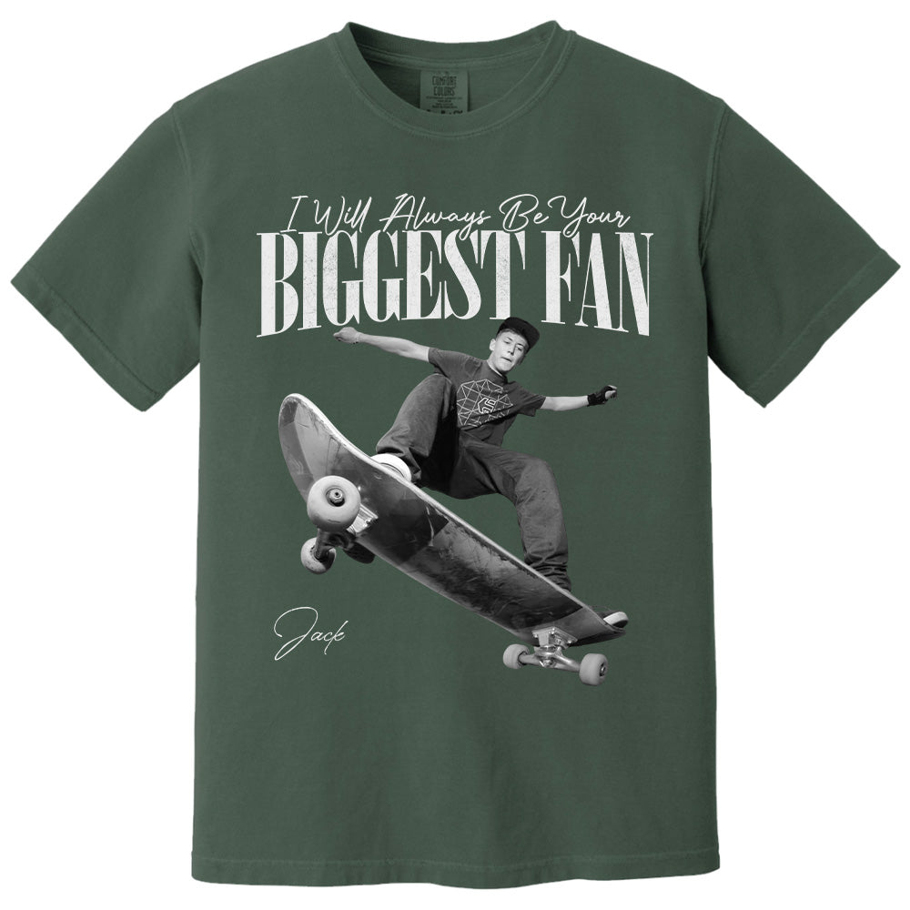 I'll Always Be Your Biggest Fan - Washed Tee Retro Bootleg Shirt For Skateboarder A2110