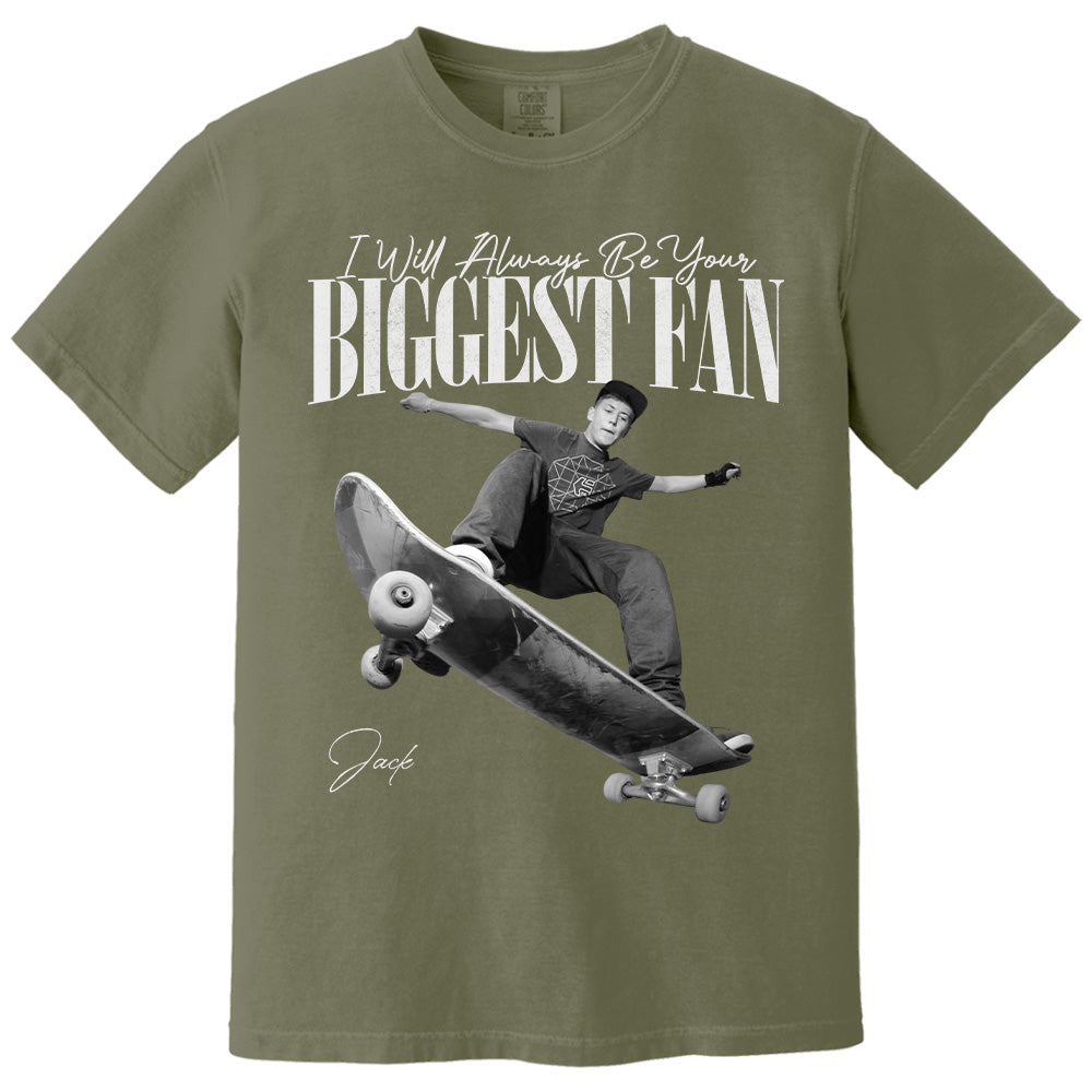 I'll Always Be Your Biggest Fan - Washed Tee Retro Bootleg Shirt For Skateboarder A2110