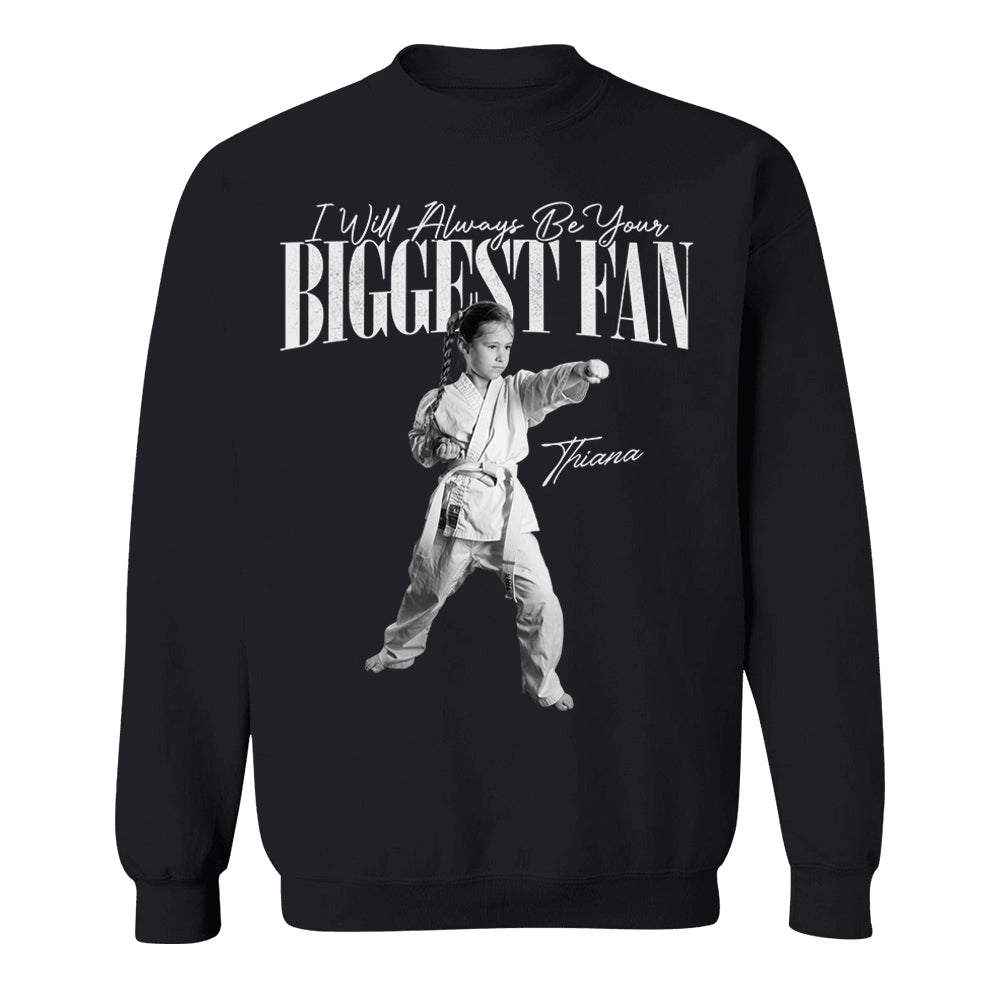 I'll Always Be Your Biggest Fan - Washed Tee Retro Bootleg Shirt For Karate Lovers T1807