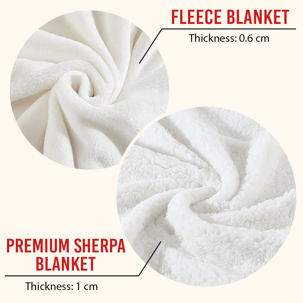 Custom Photo Ice Hockey Player Blanket - Personalized Team Name School Name Bootleg Blanket A2110 Pt99