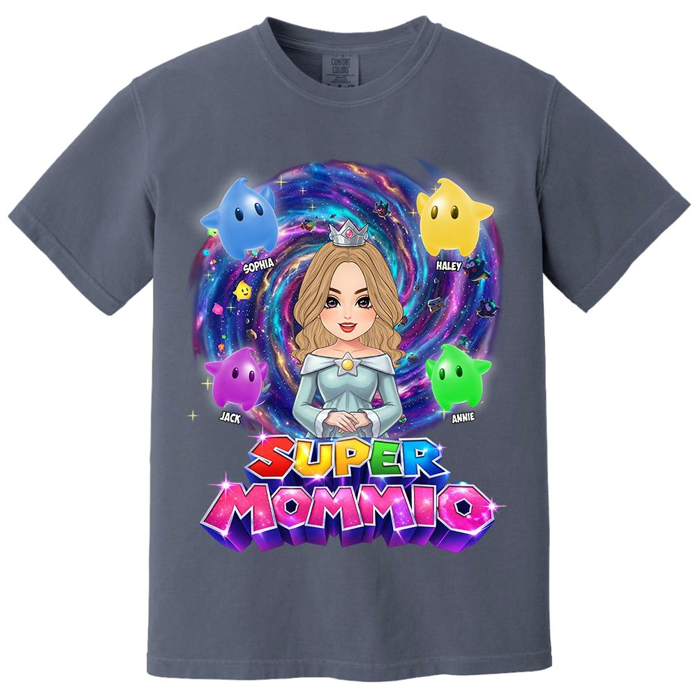 Super Mommio Galaxy Customized Shirt, Gift For Mommy Mama L0411 Hv01