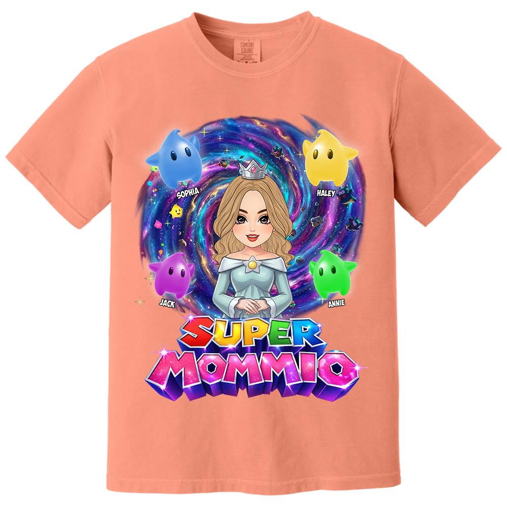 Super Mommio Galaxy Customized Shirt, Gift For Mommy Mama L0411 Hv01