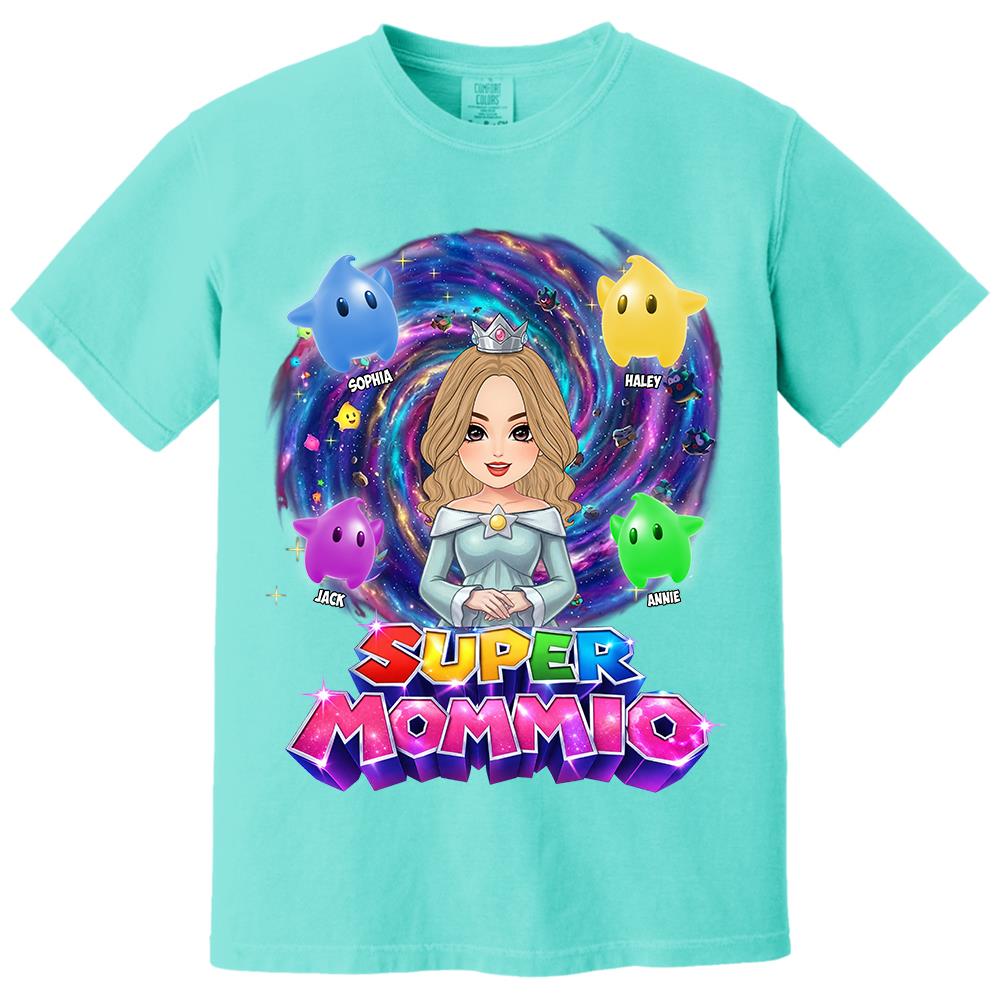 Super Mommio Galaxy Customized Shirt, Gift For Mommy Mama L0411 Hv01