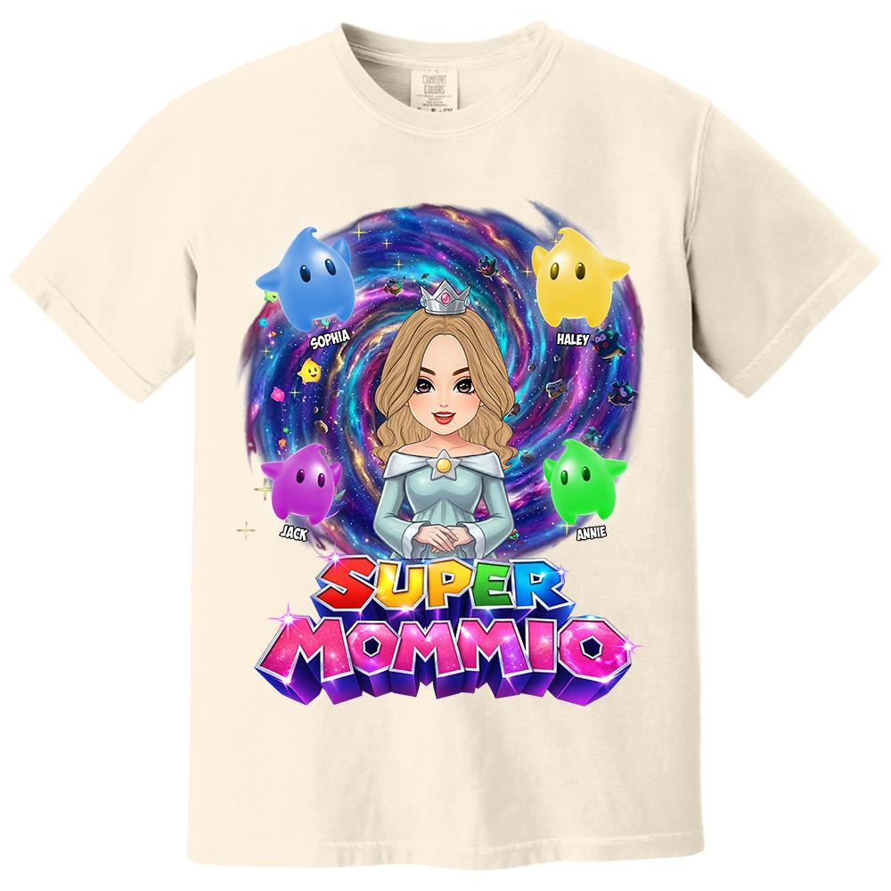 Super Mommio Galaxy Customized Shirt, Gift For Mommy Mama L0411 Hv01