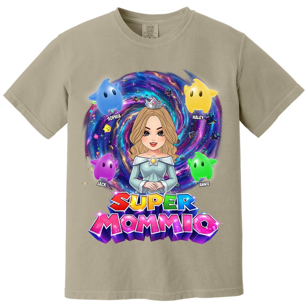 Super Mommio Galaxy Customized Shirt, Gift For Mommy Mama L0411 Hv01