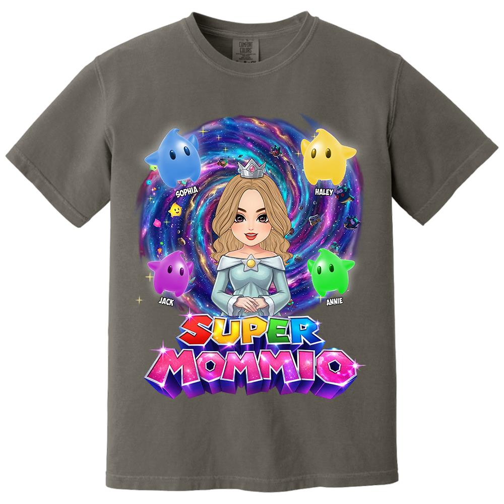 Super Mommio Galaxy Customized Shirt, Gift For Mommy Mama L0411 Hv01