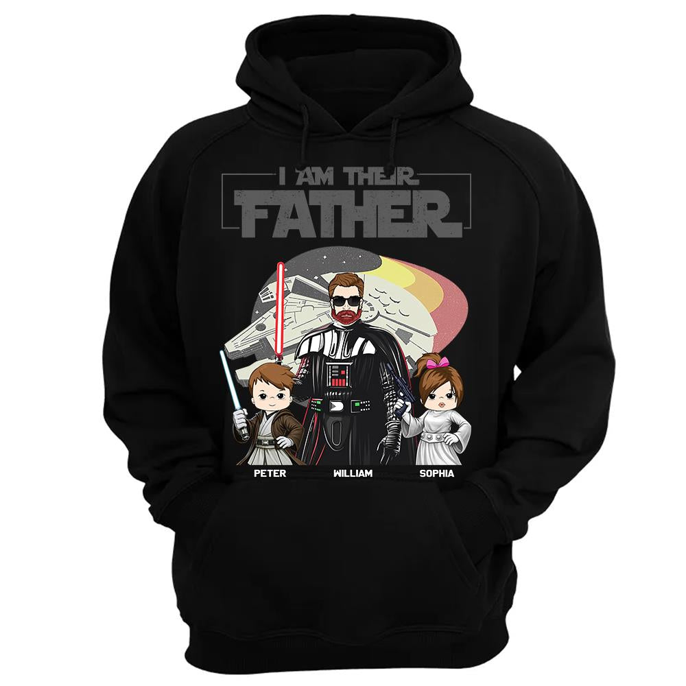 I Am Their Father - Personalized Shirt For Dad - Custom Gift For Father's Day NA04 Hv01